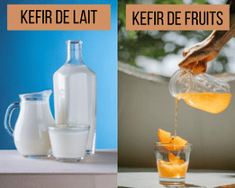 Kéfir de fruits et Kéfir de lait