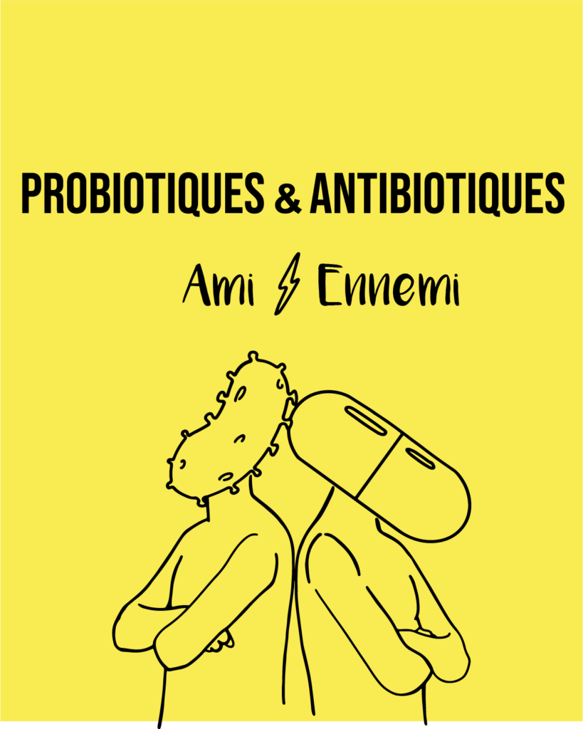 Antibiotiques vs probiotiques amis ennemis. boire du kéfir de fruits pendant la prise d'antibiotique