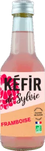 kefir de sylvie framboise - kefir de fruit traditionnel à acheter au carrefour, monoprix, auchan, super u et Leclerc