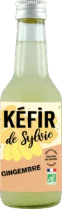 kefir de sylvie gingembre - kefir de fruit traditionnel à acheter au carrefour, monoprix, auchan, super u et Leclerc