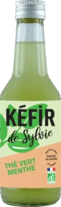 kefir de sylvie thé vert menthe - kefir de fruit traditionnel à acheter au carrefour, monoprix, auchan, super u et Leclerc